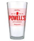 Powell's Halftone Pint Glass (Red)